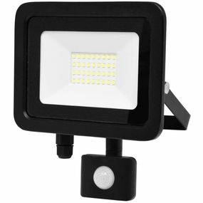 Ecolite LED reflektor vč. PIR, 30W, 5000K, IP65, 2400Lm RLED48WL-30W/PIR