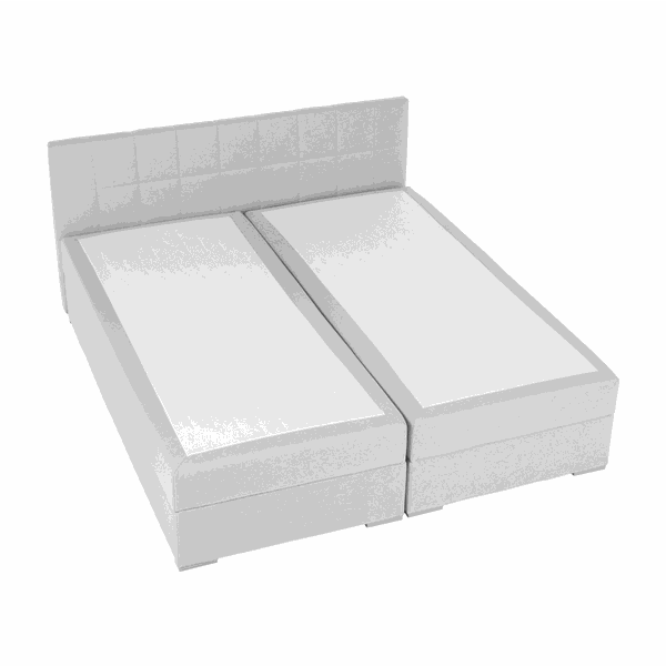 Boxspringová posteľ 180x200, svetlosivá, FERATA KOMFORT