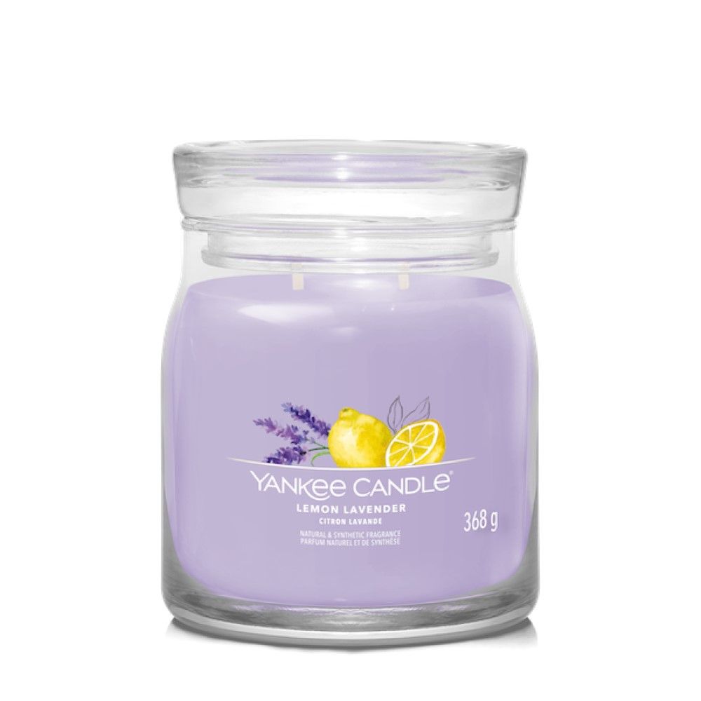 Sviečka yankee candle - lemon lavender, stredná