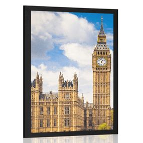 Plagát Big Ben v Londýne - 60x90 black