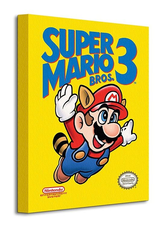 Super Mario Bros. 3 (NES Cover) - Obraz na płótnie WDC92383