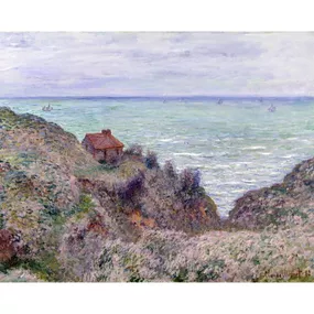 Reprodukcia obrazu Claude Monet - Cabin of the Customs Watch, 50 × 40 cm