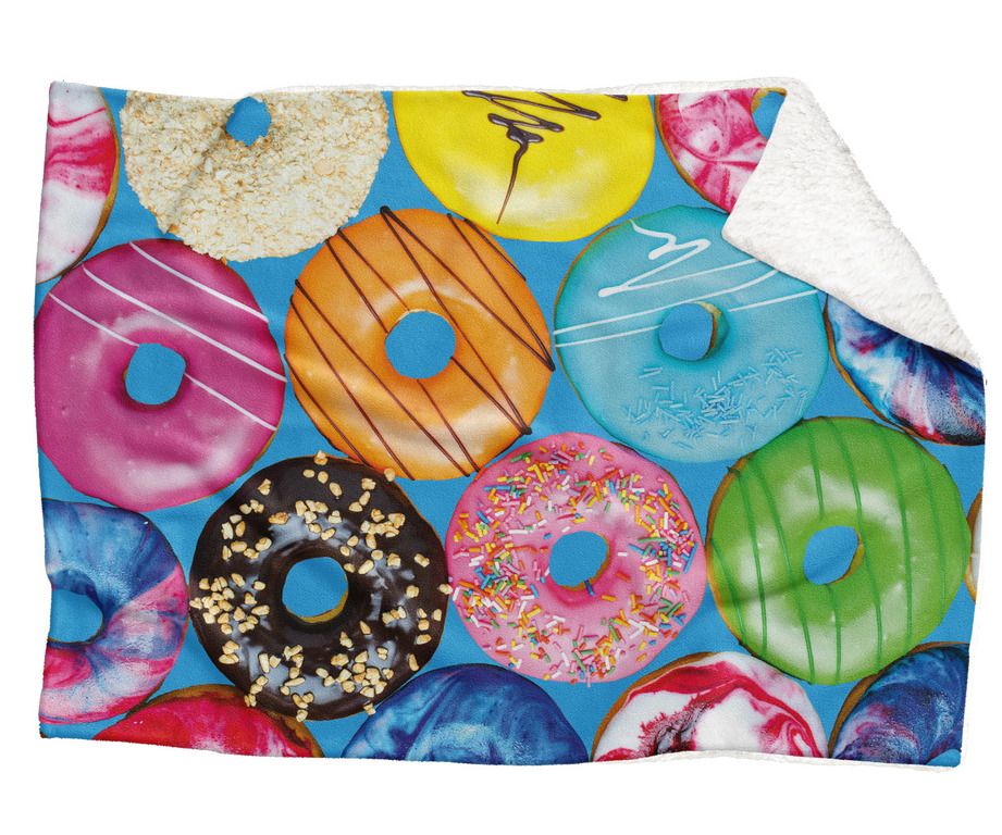 Deka Donuts (Rozmer: 200 x 140 cm, Podšitie baránkom: ÁNO)