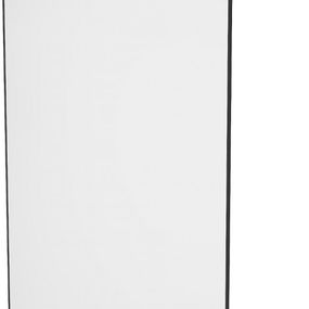 MEXEN/S - KIOTO samostatne stojaca sprchová zástena 130 x 200 cm, transparent/čierna vzor 8 mm, zlatá 800-130-002-50-70