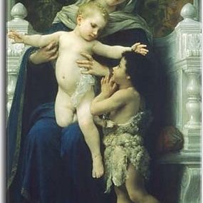 Obraz - The Virgin, Jesus and Saint John Baptist zs17490