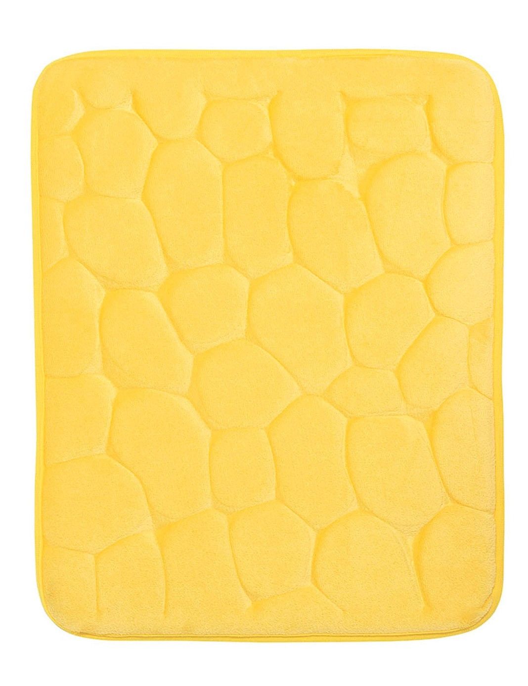 BO-MA koberce Protišmyková kúpeľňová predložka 3D 0133 yellow - 50x40 cm