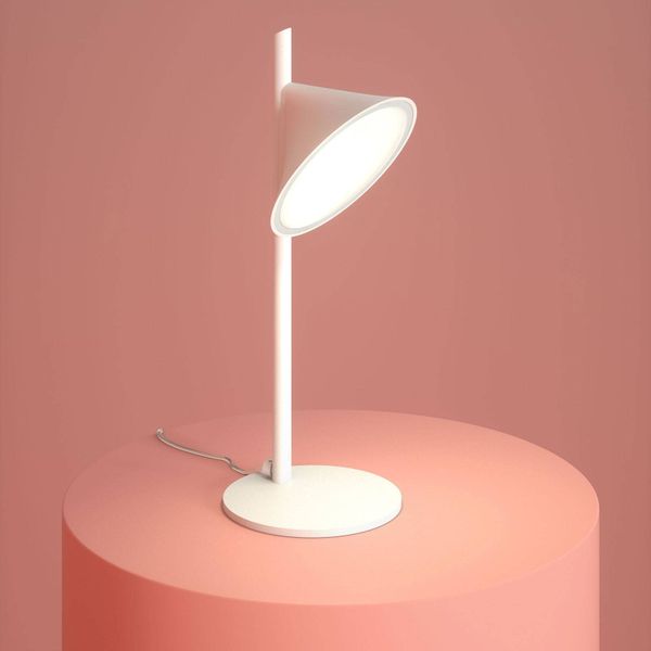 Axo Light Axolight Orchid stolná LED lampa, biela, Obývacia izba / jedáleň, hliník, 7W, K: 49cm