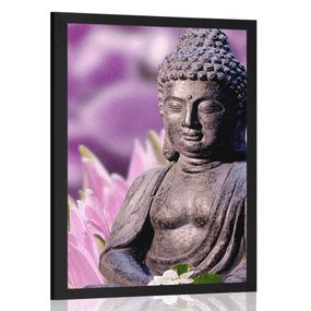 Plagát pokojný Budha - 40x60 black