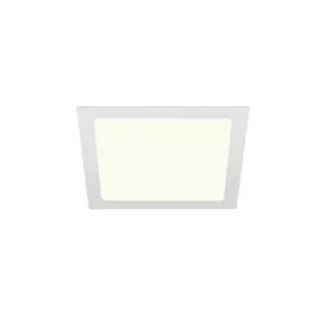 Stropné svietidlo SLV SENSER 24 DL vnitřní LED stropné zápustné svietidlo hranaté bílé, 4000 K 1004699