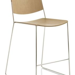 Fornasarig - Dubová barová stolička LINK 60X Counter - nízka