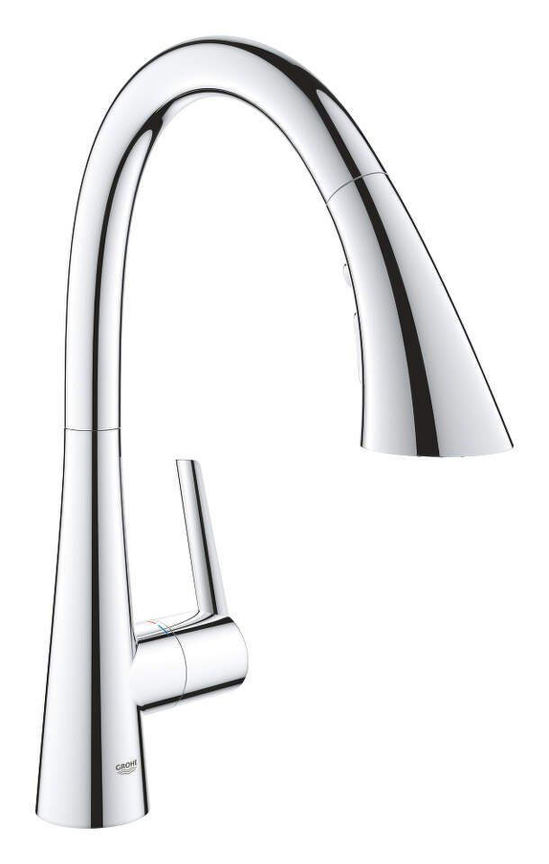 Grohe Zedra - Drezová batéria s výsuvnou spŕškou, chróm 32294002