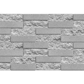 PVC 3D obkladový panel 98 x 49 cm - Facing Brick Gray lícová tehla