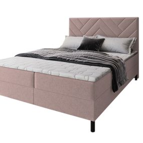 Expedo Čalúnená posteľ boxspring ROKOS + topper, 140x200, malmo 61