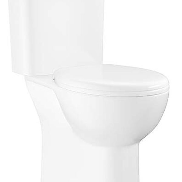 Grohe Bau Ceramic - WC kombi súprava s nádržkou a doskou softclose, rimless, alpská biela 39346000