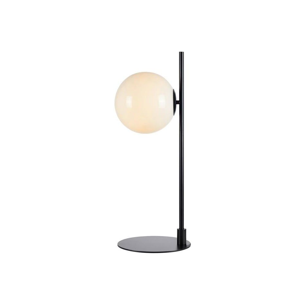 Biela stolová lampa Markslöjd Dione, výška 62,5 cm