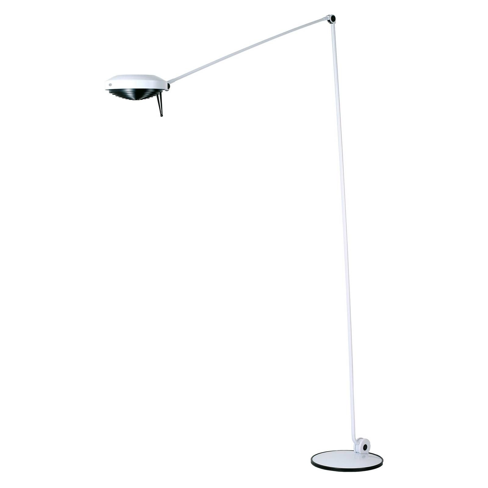 Lumina Elle stojaca LED lampa 200 cm 3 000 K biela, Pracovňa / Kancelária, oceľ, 45W, K: 200cm