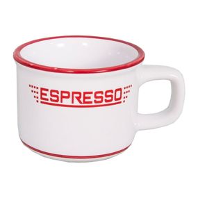 Biely keramický hrnček na espresso 100 ml – Antic Line