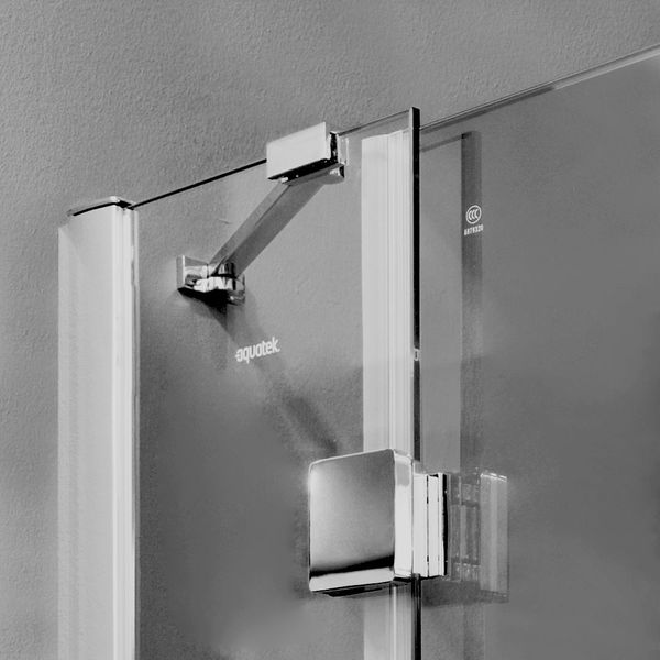 Aquatek - SMART S7 štvrťkruhový sprchový kút 90 x 90, číre sklo