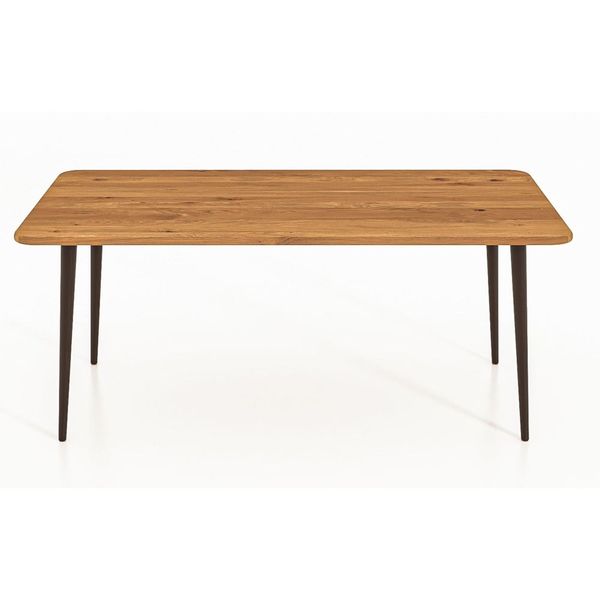 Konferenčný stolík z dubového dreva v prírodnej farbe 60x110 cm Kula - The Beds