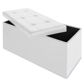 Germany24 - Úložný box biely - 80 x 40 x 40 cm