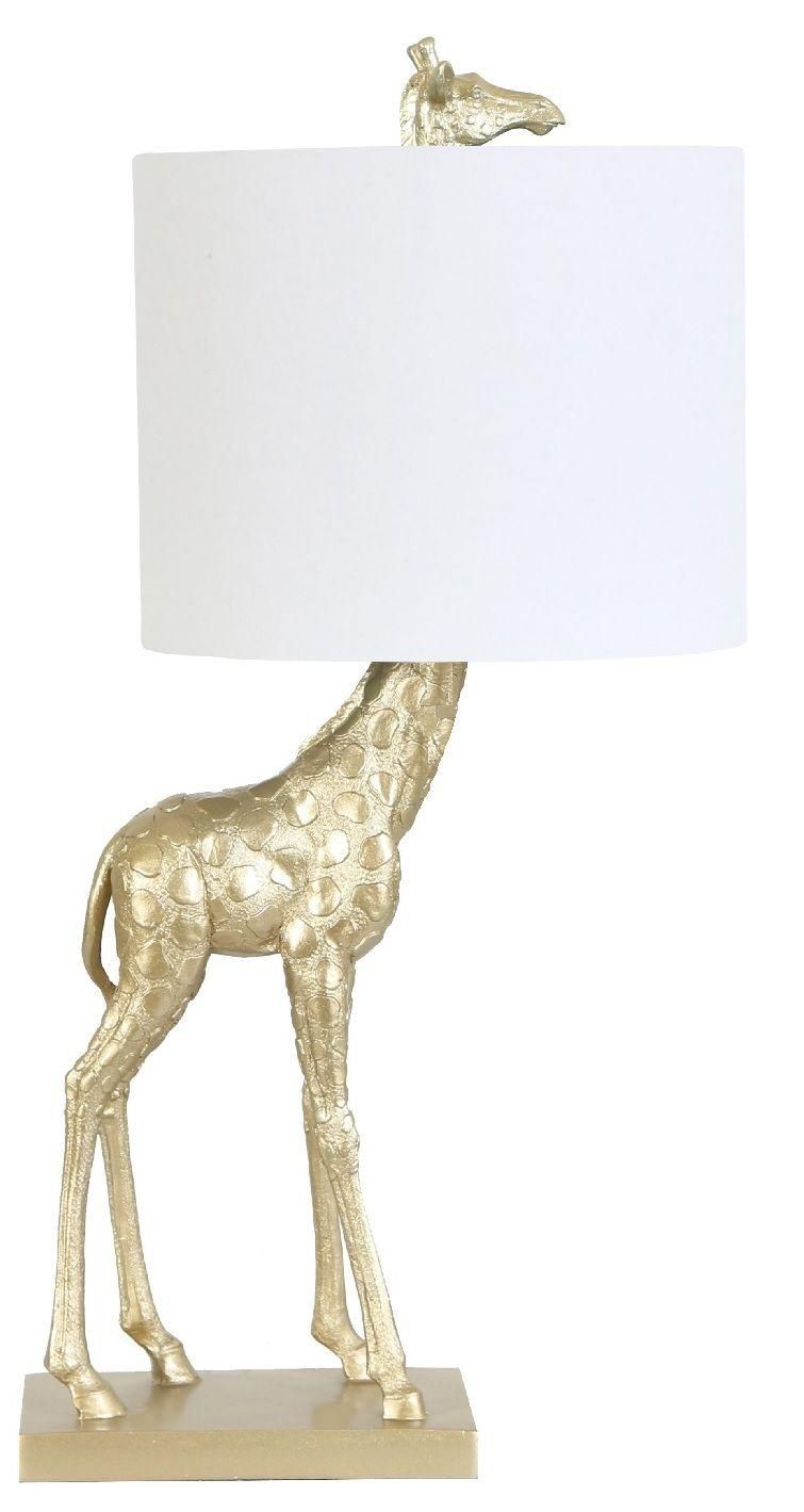 Retro a vintage svietidlo Searchlight table lamp giraffe EU700887