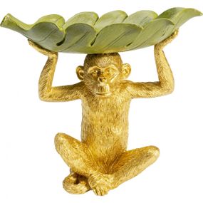 KARE Design Dekorativní mísa Opice s banánovým listem