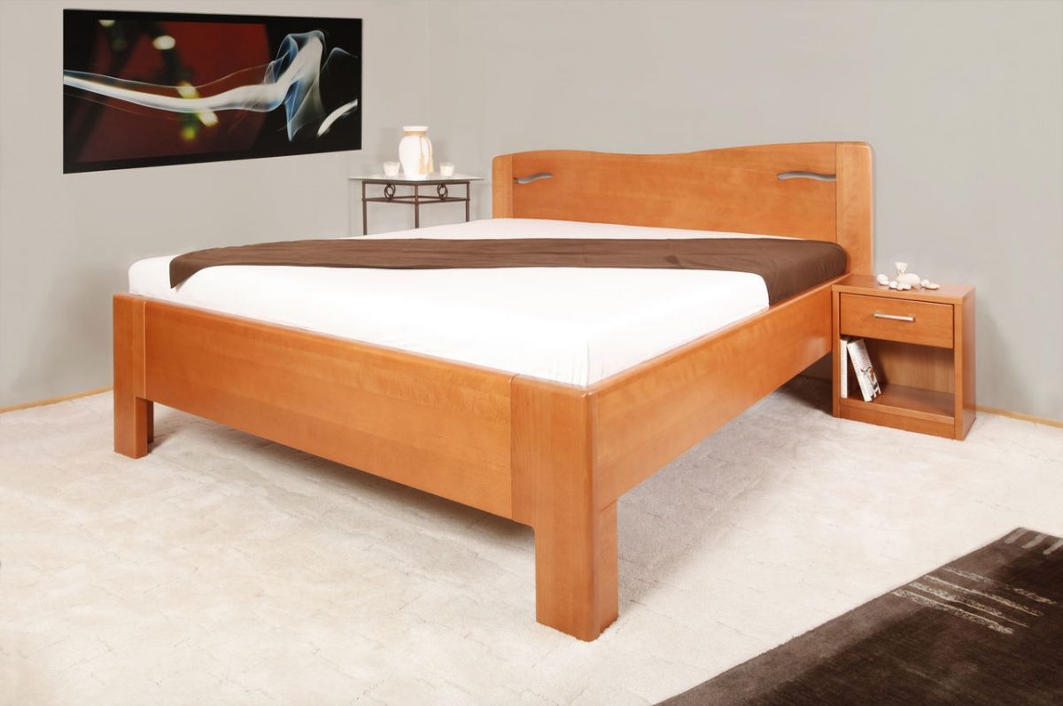 Masívna posteľ s úložným priestorom k-design 2 - 160/180 x 200cm - 160