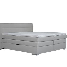 Manželská posteľ Boxspring 160 cm Blanár Doria (svetlosivá) (s matracmi)