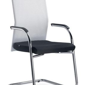 LD SEATING Konferenčná stolička WEB OMEGA 405-KZM-N4, kostra chrom