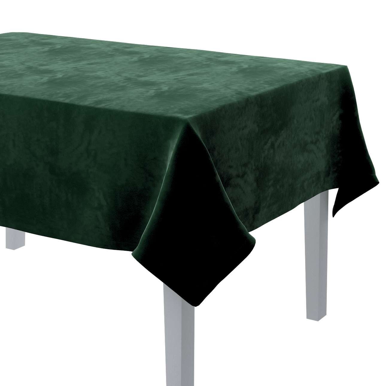 Dekoria Obrus na stôl obdĺžnikový, Grøn, 130 × 250 cm, Velvet, 704-13
