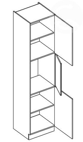 Potravinová kuchynská skriňa Nora D40