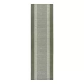 Zelený koberec behúň 300x80 cm Band - Hanse Home