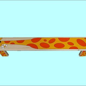 Lavička žirafa 195 cm