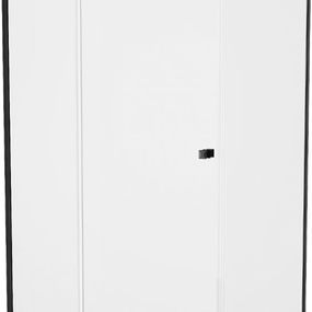 MEXEN/S - Roma sprchovací kút 80x120 cm, transparent, čierna + čierna vanička so sifónom 854-080-120-70-00-4070B