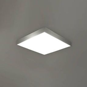Pujol Iluminación Stropné svietidlo Apolo, IP44, 35 cm, nikel, Kúpeľňa, mosadz, sklo, R7s 78.3 mm, 100W, P: 35 cm, L: 35 cm, K: 7cm