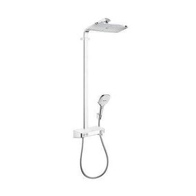 HansGrohe Raindance Select E - Sprchový set Showerpipe 300 s termostatom, 2 prúdy, EcoSmart 9l/min, chróm 27283000