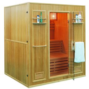 M-Spa - HARVIA - Suchá sauna so saunovou pecou,  pre 4 osoby 176 x 150 x 192cm
