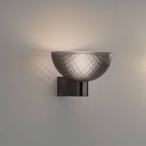 Kartell Fata nástenné LED svietidlo dymová sivá, Obývacia izba / jedáleň, termoplastický technopolymér, E14, 5W, L: 16 cm, K: 12cm