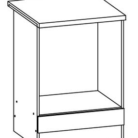 Dolná kuchynská skrinka na rúru Eliza EZ15 D60P
