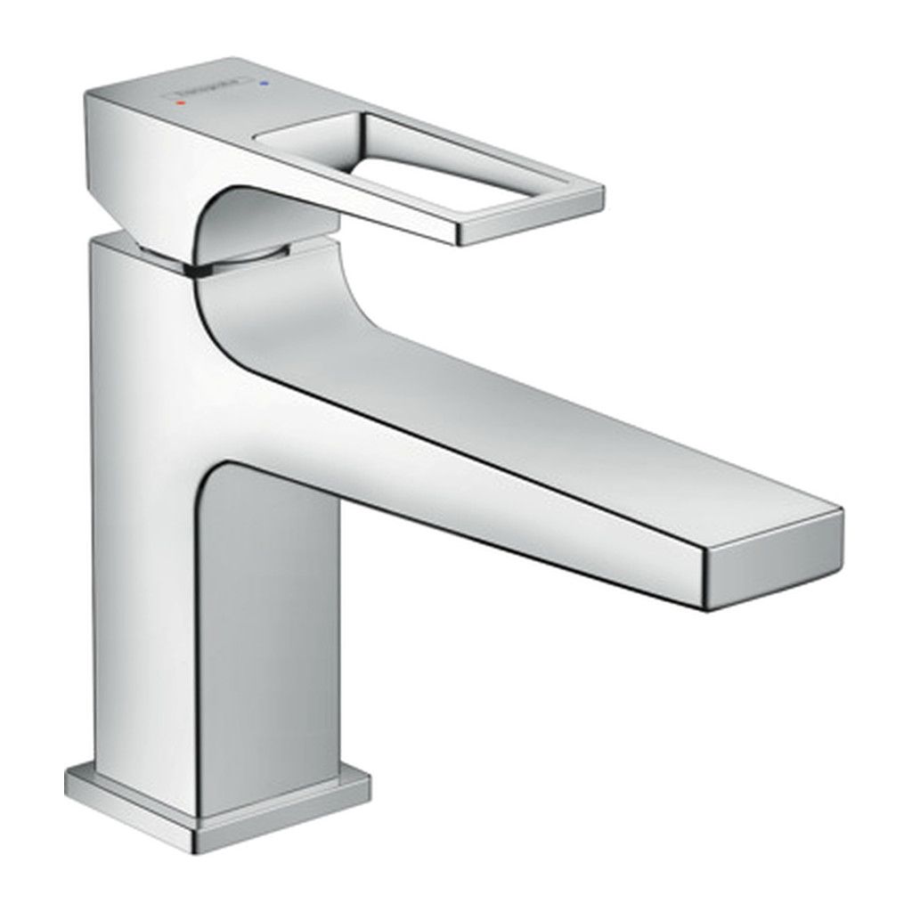 Hansgrohe Metropol - Umývadlová batéria 100 so strmeňovou pákou a odtokovou súpravou Push-Open, chróm 74502000