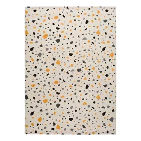 Biely koberec Universal Adra Punto, 57 x 110 cm