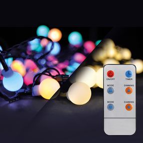 Brilagi - LED RGBW Vianočná vonkajšia reťaz 200xLED/8 funkcií 25m IP44 + DO