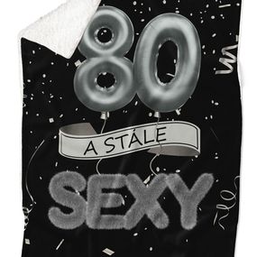 Deka Stále sexy – Čierna (vek: 80, Podšitie baránkom: ÁNO)