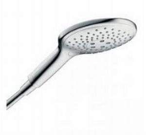 HansGrohe Raindance Select S - Ručná sprcha 150, 3 prúdy, biela/chróm 28587400