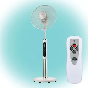 Stojanový ventilátor s 3D osciláciou - biely - 40cm - 60W