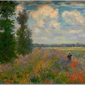Poppy Field, Argenteuil Obraz Claude Monet - zs17781