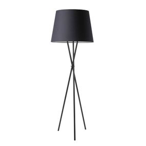 Ozonos Hailey AC-1 Plus stojaca lampa čierna, Obývacia izba / jedáleň, textil, akryl, kov, 54W, K: 174cm