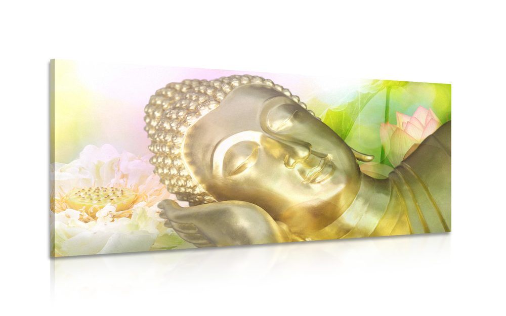 Obraz spiaci Budha - 120x60