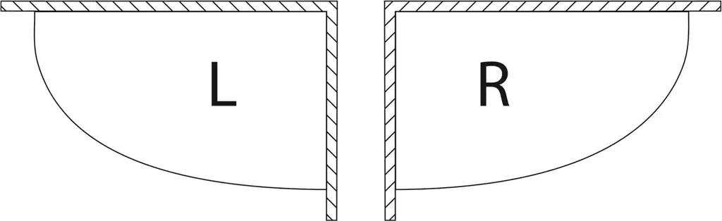 Riho vaňa LYRA Pravá biela 1400 x 900 mm typ BA65 bez nôh B019001005