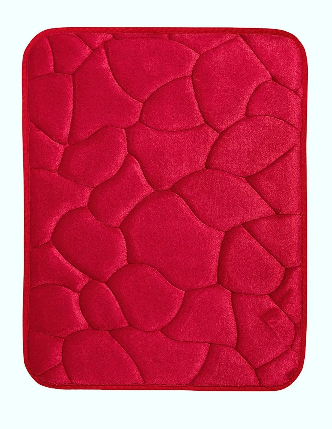 BO-MA koberce Protišmyková kúpeľňová predložka 3D 0133 Red - 50x40 cm